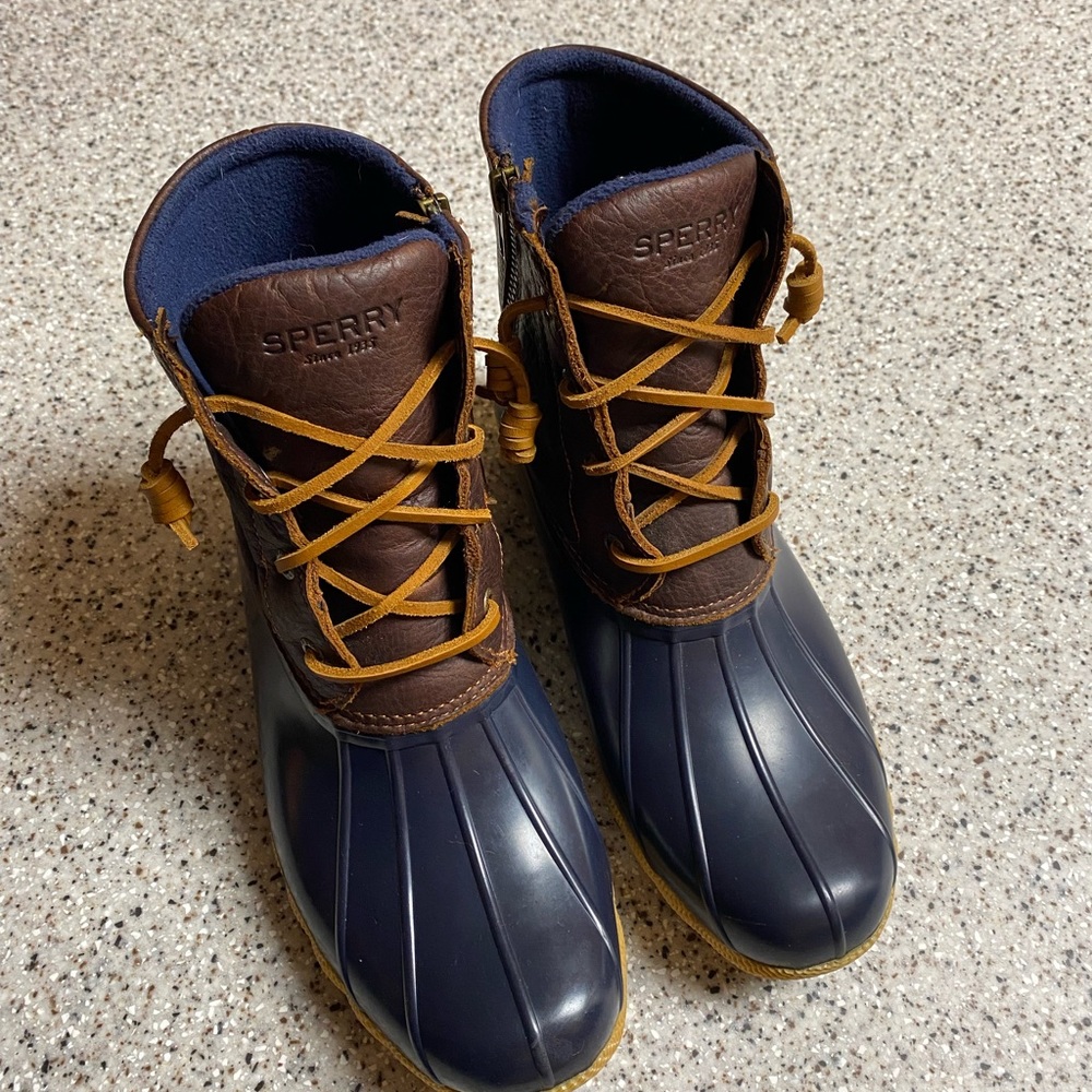 Sperry Salt Water Duck Boots 9.5 M